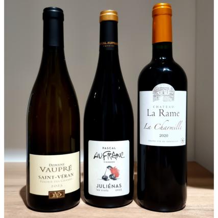 Notre box mensuelle : 3 vins "mystères" 