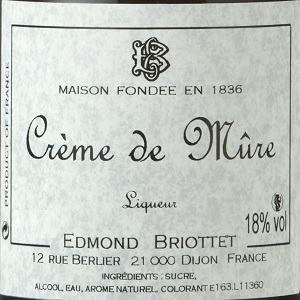 Crème de Mûre Briottet 50 cl