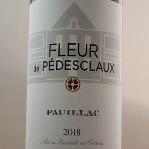 Pauillac Fleur de Pédesclaux 2018