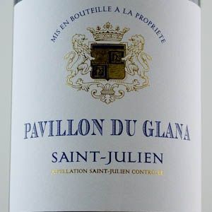 Saint Julien Pavillon du Glana 2021 Second Vin Chateau du Glana