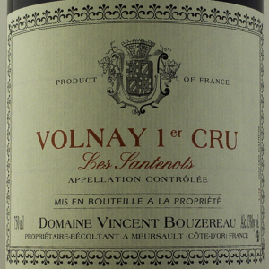 Volnay 1er Cru  Domaine Bouzereau Les Santenots 2017 Rouge 