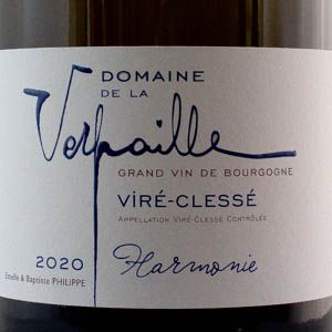 Viré Clessé Domaine La Verpaille Harmonie 2020