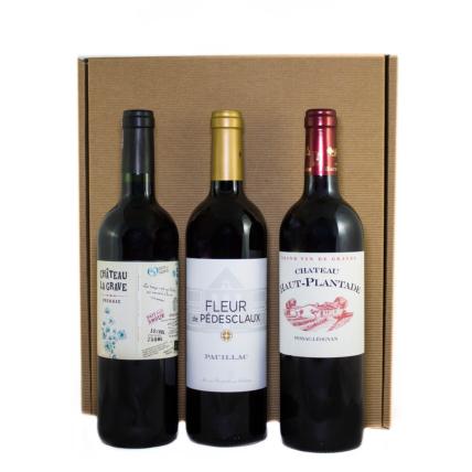 Coffret vin les 3 Grandes R�gions de Bordeaux 