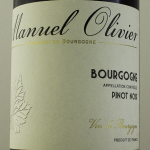 Bourgogne Pinot Noir Manuel Olivier 2020 Rouge  