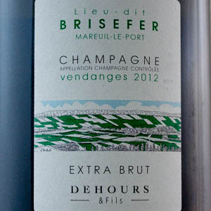 Champagne Dehours Brisefer 2012 
