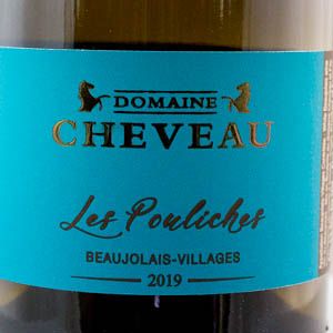 Beaujolais Villages Blanc 2019 Les Pouliches Domaine Cheveau