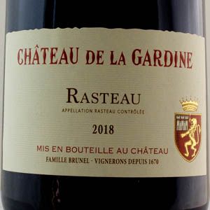 Rasteau Château de La Gardine 2018 Rouge 