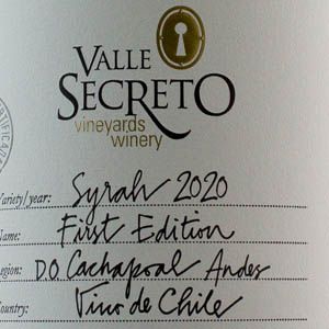 Chili Valle Secreto Syrah 2020