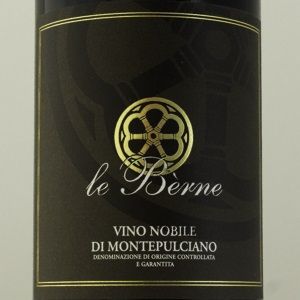 Toscane Vino Nobile di Montepulciano Le Berne 2019 Rouge