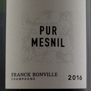 Champagne Franck Bonville Pur Mesnil Extra Brut 2016